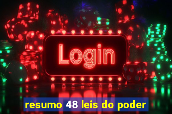 resumo 48 leis do poder